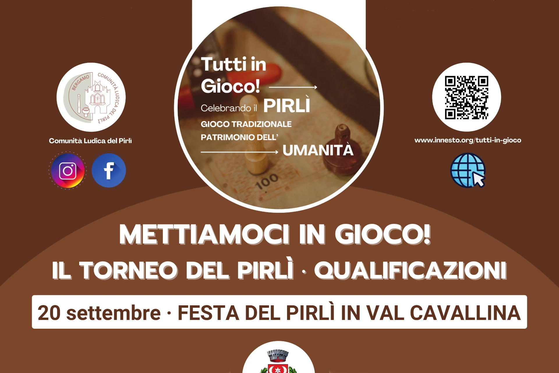 Tappa delle fase di qualificazione del Torneo di Pirlì che si svolge in Val Cavallina da giugno a settembre 