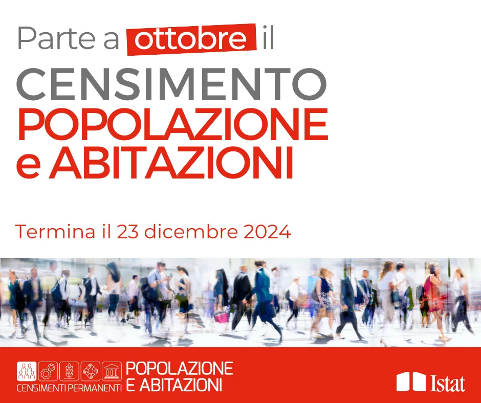 Da ottobre 2018 l’ISTAT ha avviato il Censimento permanente della popolazione e delle abitazioni, la rilevazione che consente, con cadenza annuale e non più decennale, di rilasciare informazioni continue e tempestive sulle principali caratteristiche socio-economiche della popolazione dimorante abitualmente in Italia.
